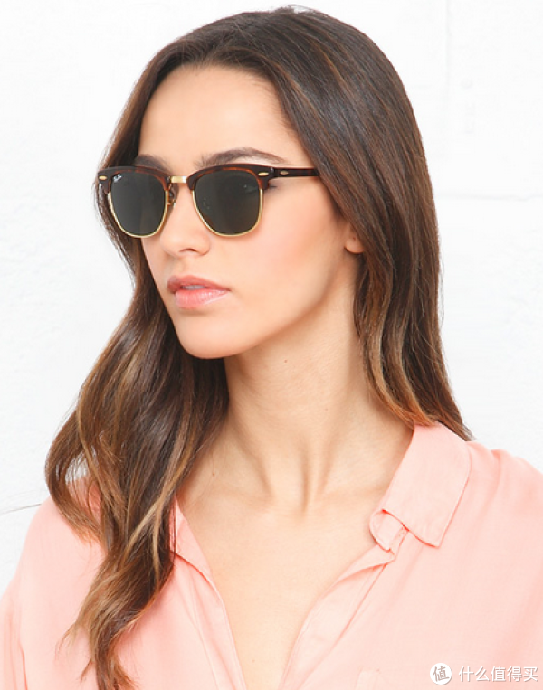 ray-ban 雷朋 rb3016 clubmaster 复古款太阳镜 51mm